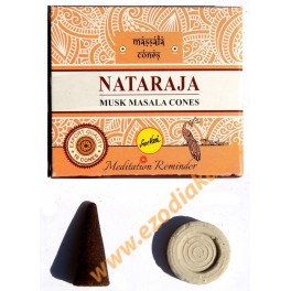 Incense-cones "NATARAJA" (musk masala cones)