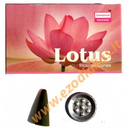 Firmos Darshan kūgio formos smilkalai "LOTUS" (lotosas)