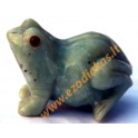 Figurine Jade Frog (with eyes)
