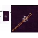 Мешочек для карт таро с ковриком фиолетового цвета