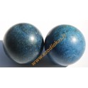 Blue stone balls (pair)