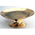 Buddhist bronze offering vessel (saucer diameter approx. 140 mm)