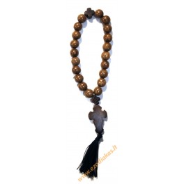 Christian Wooden Mala (20 beads)