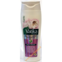 Аюрведический натуральный шампунь Vatika Garlic shampoo 