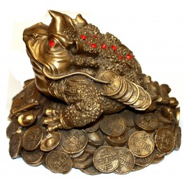 Статуэтка бронзовая Трехпалая Жаба